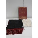 Chinese silk ladies top and a boxed Chinese silk scalf