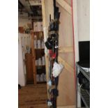 A selection of fishing rods & reels etc