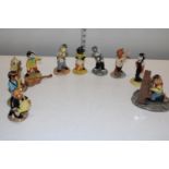 Ten Beswick Cat's Chorus figurines