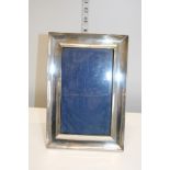 A hallmarked silver picture frame (needs new glass) Hall marked for Birmingham 1919