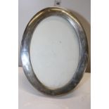 A hallmarked silver picture frame hallmarked for Birmingham 1922