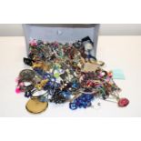 A job lot of mixed costume jewellery