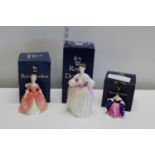 Three boxed Royal Doulton figures