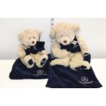 Two Mercedes teddy bears