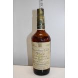 A WW2 era bottle of Canadian Club Whiskey