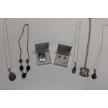 A selection of Sterling silver jewellery & other