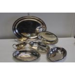 A collection of plated ware - Walker & Hall, John Stephenson