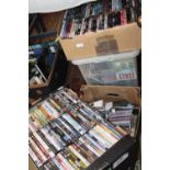 A large qty of DVD's & CD's collection only