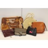 A qty of assorted hand bags high strret brands including Joules and Cotton Traders