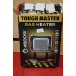 A boxed gas heater