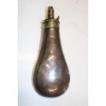 A Sykes of Sheffield military powder flask