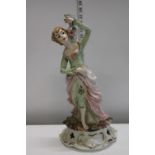 A vintage Capodimonte porcelain figure