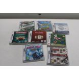 A selection of Nintendo DS games