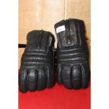 A pair of Waddington leather motor bike gloves