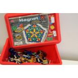 A box of Magnet mega blocks