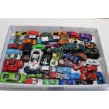 A tray of play worn die-cast models