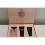 A Narciso Rodriguez Musk Noir Perfume/body lotion set. Boxed