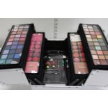 A Professional Care 100 piece make up set, Cased one shelf slight damage