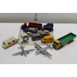 A job lot of vintage Dinky die-cast models