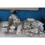 A large Indian Tree pattern dinner service (assorted makers) collection only