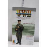 A collectable Dragon action figure of a WW2 Soviet naval infantryman