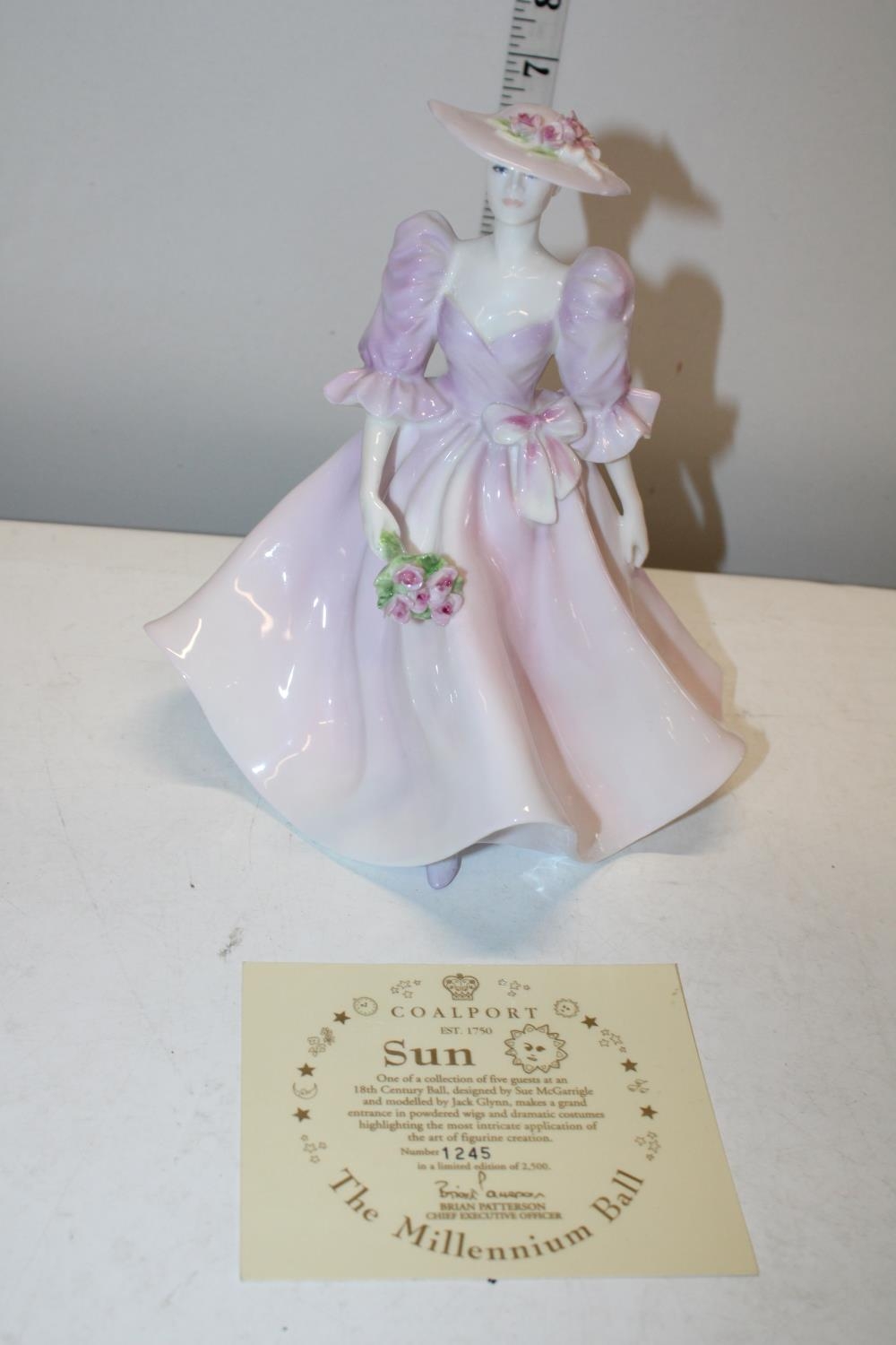 A limited edition Coalport figurine