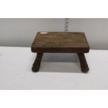 A antique Small four legged Stool