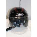 A David crash helmet