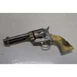 An exact de-activated Colt 45 revolver replica of the one carried by WW2 American General George S