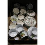Good selection of cups and saucers, inc Indian Tree