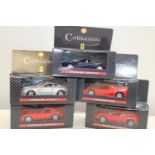 Five collectable Collezione die-cast models