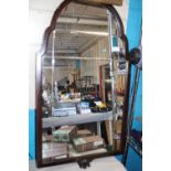 A vintage mahogany framed wall mirror collection only
