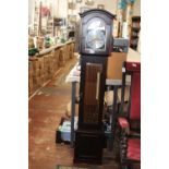 A Tempus Fugit grandmother clock with weights and pendulum etc collection only