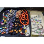 A good selection of vintage costume jewellery