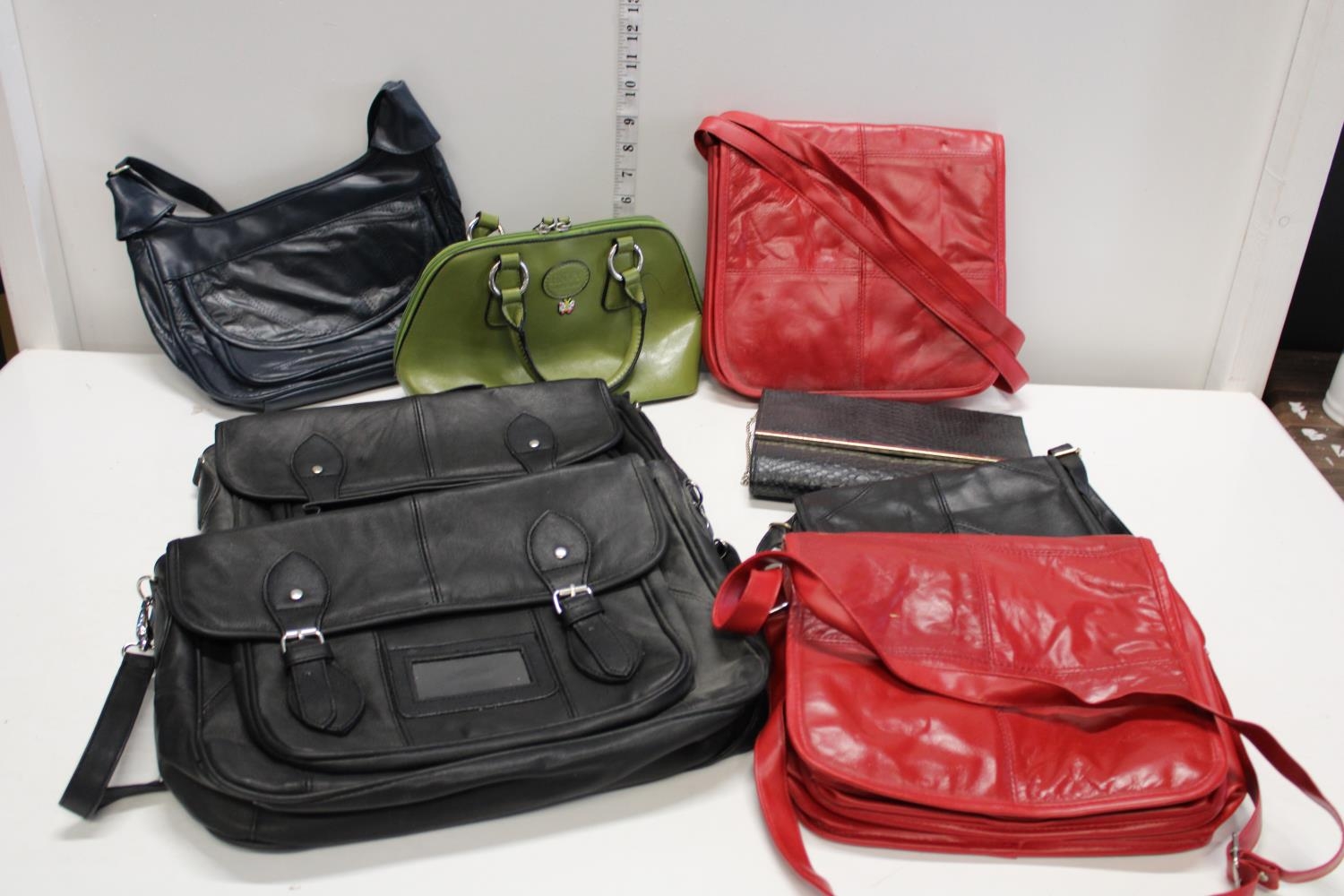 A selection of vintage ladies handbags