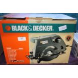 A black and Decker circular saw