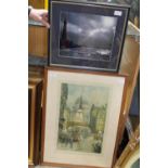 Two framed pieces of artwork collection only