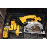 Selection of DeWalt battery powered tools
