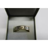A 9ct gold band ring 4.1g