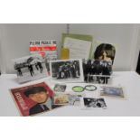 A job lot of Beatles memorabilia including an original Strawberry fields picture sleeve 1967