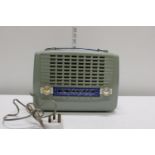 A vintage Philco transistor radio