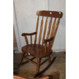 A light oak rocking chair collection only