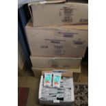 Five boxes of compact wet wipes