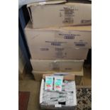 Five boxes of compact wet wipes