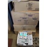 Five boxes of compact wet wipes