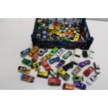 A job lot of play worn die-cast models