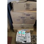 Five boxes of compact wet wipes