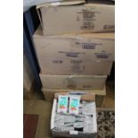 Five boxes of compact wet wipes