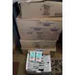 Five boxes of compact wet wipes