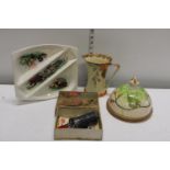 A selection of vintage ceramics and kitchenalia